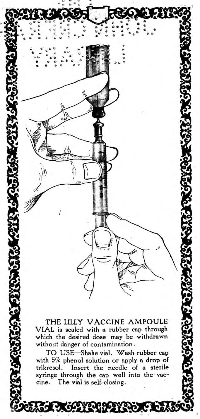 The Lilly Vaccine Ampoule Vial