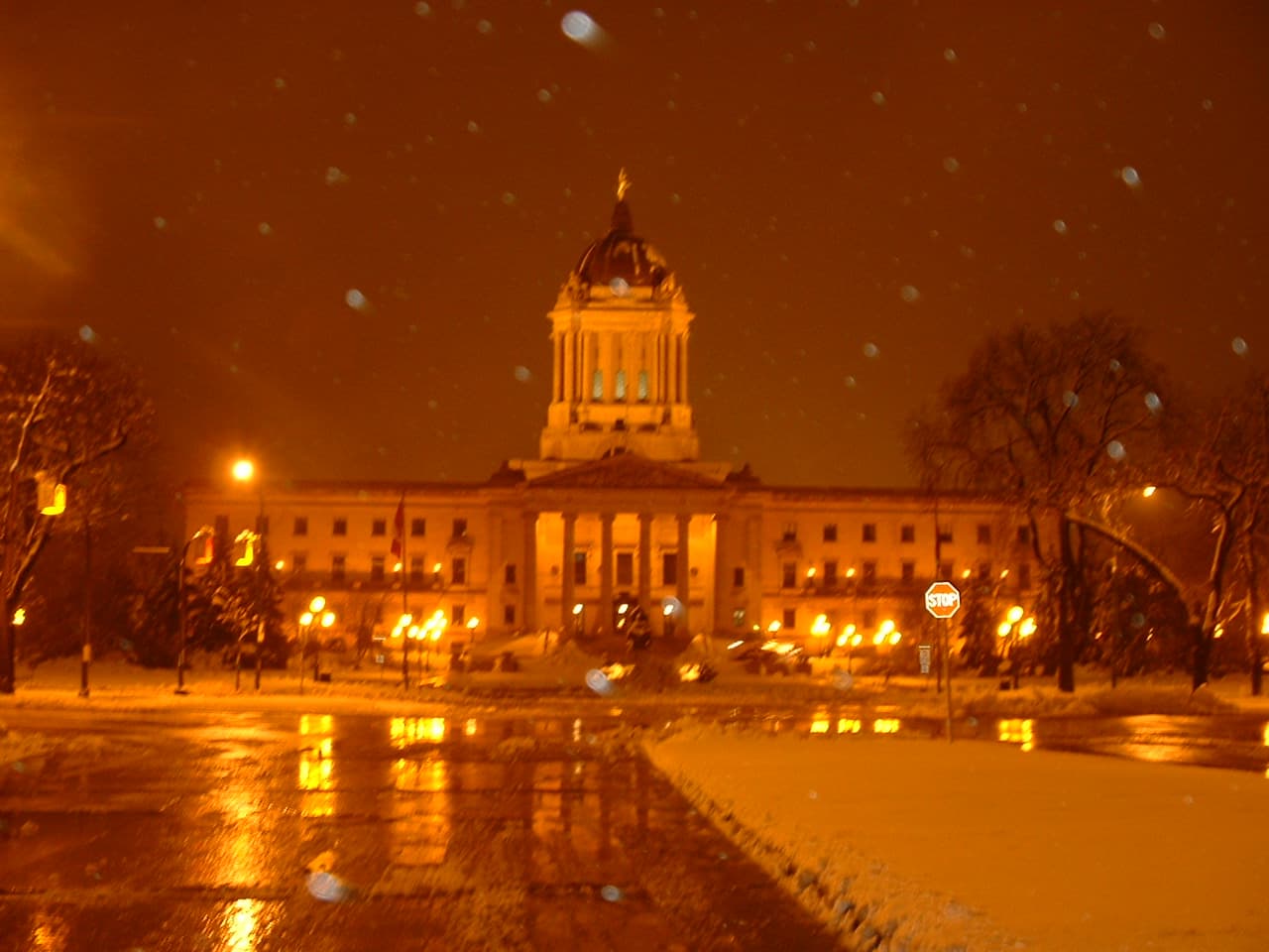 Manitoba Legislature at Night