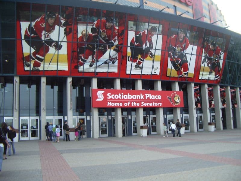 Scotiabank Place entrance