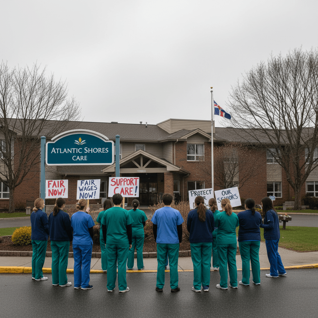 Nova Scotia Long-Term Care Workers Prepare to Strike at 22 Homes