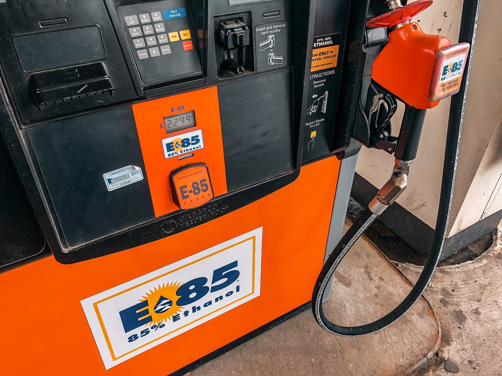 E-85 (85% Ethanol) Gas Station Pump for Flex-Fuel E85 Vehicles (28822296738)