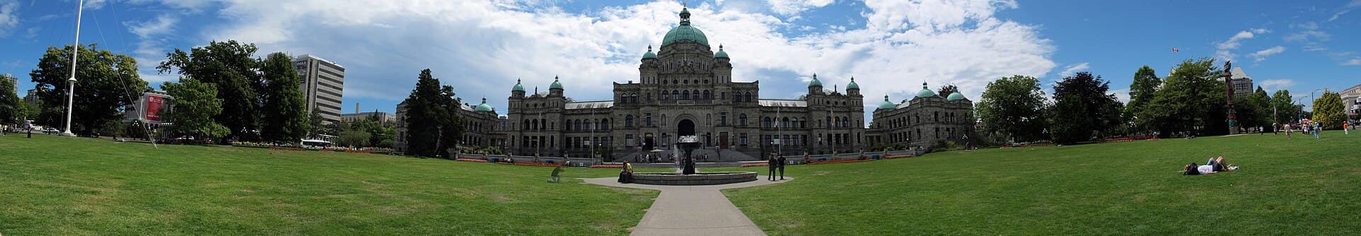 Legislature grounds in Victoria, British Columbia, Canada